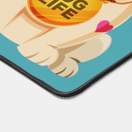 Aangepaste levensnaam en kleur bureaumat (Hoek)