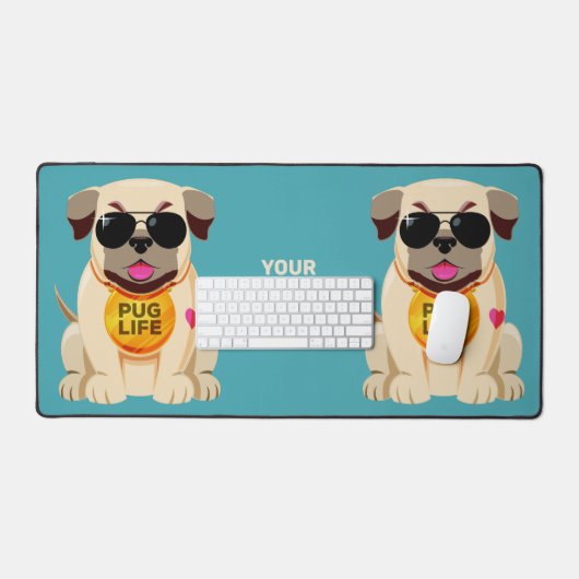 Aangepaste levensnaam en kleur bureaumat (Keyboard & Muis)