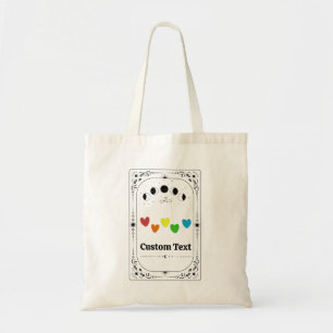 Aangepaste LGBTQ Pride Tarot Zodiac Regenboog Tren Tote Bag