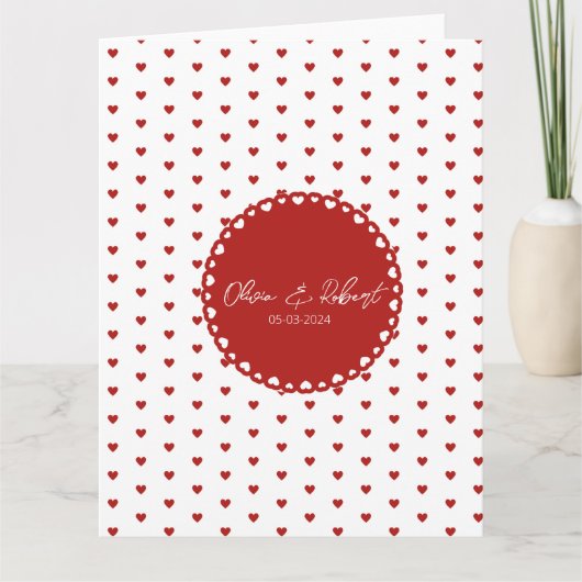 Aangepaste liefde bedankkaart (Voorkant)