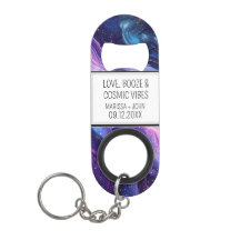 Aangepaste liefde, drank en kosmische vibes bruilo