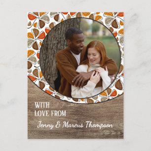 Aangepaste liefde voor een vrolijke Thanksgiving v Briefkaart