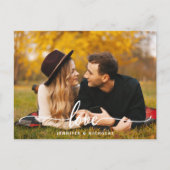 Aangepaste liefdescriptie Foto Ansichtkaart Briefkaart (Voorkant)