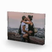 Aangepaste liefhebbers Afbeelding en eenvoudige li Fotoblokken (Rechts)