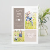 AANGEPASTE LIJST | AANKONDIGING VAN DE SPAARDATUM (Staand voorkant)