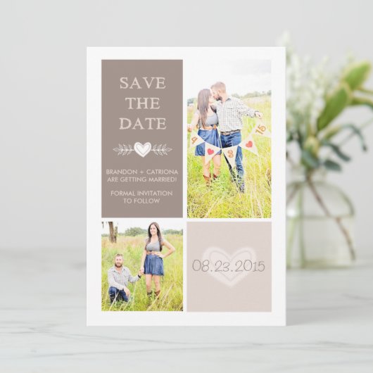 AANGEPASTE LIJST | AANKONDIGING VAN DE SPAARDATUM (Staand voorkant)