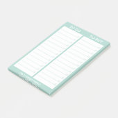 Aangepaste lijst - Te doen, te kopen - Blauwgroen Post-it® Notes (Schuin)