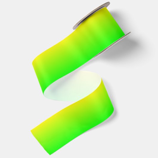 Aangepaste Lime Ombre Lint (Achterkant)