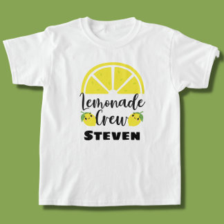 Aangepaste limonadestandaard voor limonadepersonee t-shirt