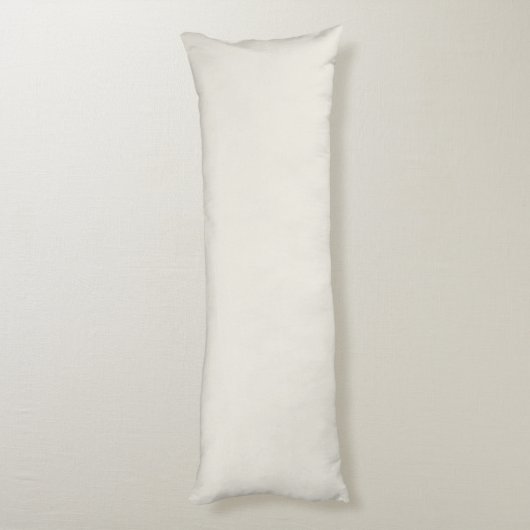 Aangepaste linen Cream Lichaamskussen (Achterkant (Verticaal))