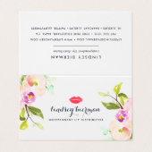 Aangepaste lip Product Distributor Tips & Tricks Visitekaartjes (Buitenkant ongevouwen)