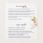 Aangepaste lip Product Distributor Tips & Tricks Visitekaartjes (Binnenkant ongevouwen)