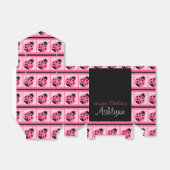 Aangepaste "Little Lady Bug"-voordak Bedankdoosjes (Uitgevouwen)