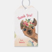 Aangepaste Llama Cadeaulabel (Voorkant)
