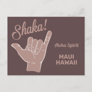 Aangepaste locatie Shaka Briefkaart