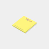 Aangepaste Logo 3x3 Post-it® Persoonlijke Sticky N Notes (Schuin)