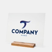 Aangepaste Logo Acryl Teken Professioneel Branded Acryl Bord (Hoek)