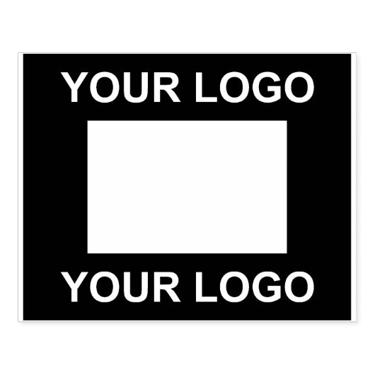 Aangepaste logo afbeelding Groot Rubberstempel (Afrduk)