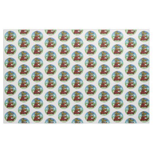 Aangepaste Logo afdrukken, gedrukt door de kaart Stof (Fat Quarter)