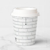 Aangepaste Logo bakstenen Wall Paper Cup 8 oz Papieren Bekers (Rechts)