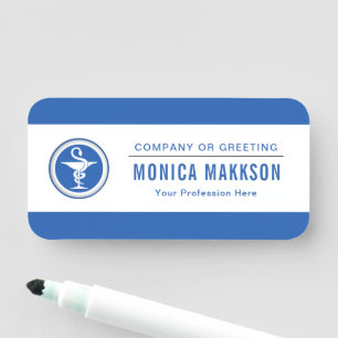 Aangepaste Logo Basic Employee Name Tag