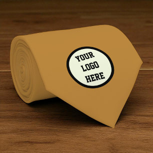 Aangepaste Logo bedrijf Terracotta Business Corpor Stropdas