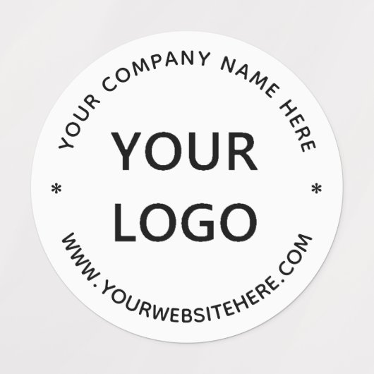 Aangepaste Logo bedrijfsnaam Aangepaste promotie Labels (Design 1)