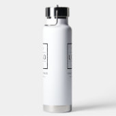 Aangepaste Logo-bedrijfsnaam Waterfles (Rechts)