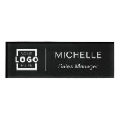 Aangepaste Logo Bedrijfspersoneel Naam Naambadge (Voorkant)