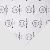 Aangepaste Logo bedrijfspromotietoestel Tissuepapier (Detail)