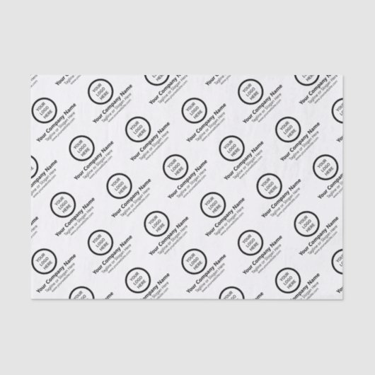 Aangepaste Logo bedrijfspromotietoestel Tissuepapier (Voorkant)