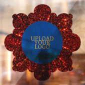 Aangepaste Logo Bloemen Raamsticker (Vel 2)