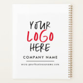 Aangepaste Logo Business Branding gepersonaliseerd Planner (Achterkant)