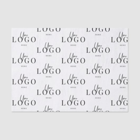 Aangepaste Logo Business Company Packaging-tapeban Tissuepapier (Voorkant)
