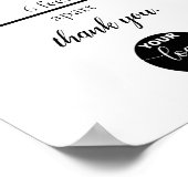 Aangepaste Logo Business Safety Social Distance Poster (Hoek)