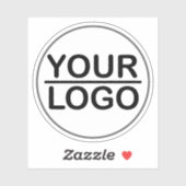 Aangepaste logo business sticker (Vel)