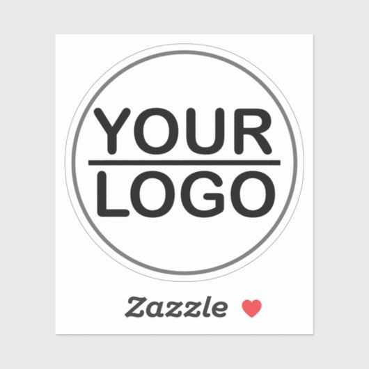 Aangepaste logo business sticker (Vel)