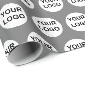Aangepaste Logo Cadeaupapier (Rol Hoek)