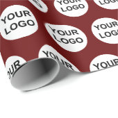 Aangepaste Logo Cadeaupapier (Rol Hoek)