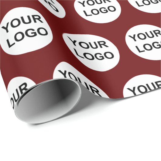 Aangepaste Logo Cadeaupapier (Rol Hoek)