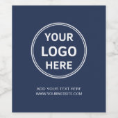 Aangepaste Logo Corporate Business Promotional Wijn Etiket (Enkel label)