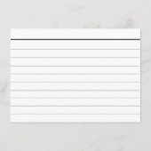 Aangepaste logo cue-kaarten informatiekaartje (Achterkant)