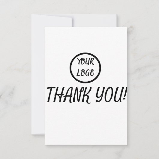 Aangepaste Logo emigrantenkaart - Bedankt (Voorkant)