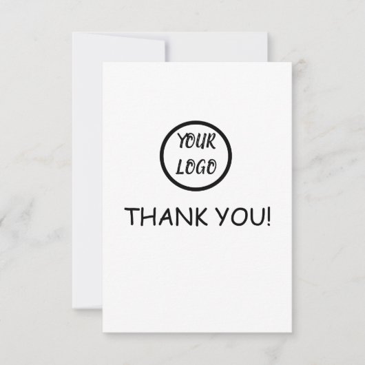 Aangepaste Logo emigrantenkaart - Bedankt (Voorkant)