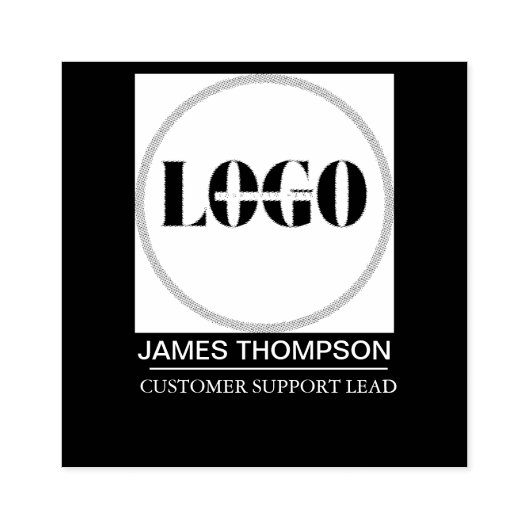 Aangepaste Logo Employee Gear voor uw Business Tea Rubberstempel (Afrduk)