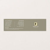 Aangepaste Logo en foto's, zakelijk en financieel Visitekaartjes (Buitenkant ongevouwen)