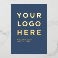 Aangepaste logo en moderne tekst voor het uitnodig