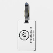 Aangepaste Logo en slogan voor bedrijven met speci Bagagelabel (Achterkant verticaal)