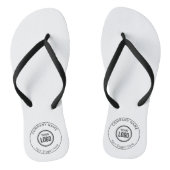 Aangepaste Logo en slogan voor bedrijven met speci Teenslippers (Voetbed)