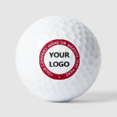 Aangepaste Logo en tekst Aangepaste Golf Balls Golfballen (Voorkant)